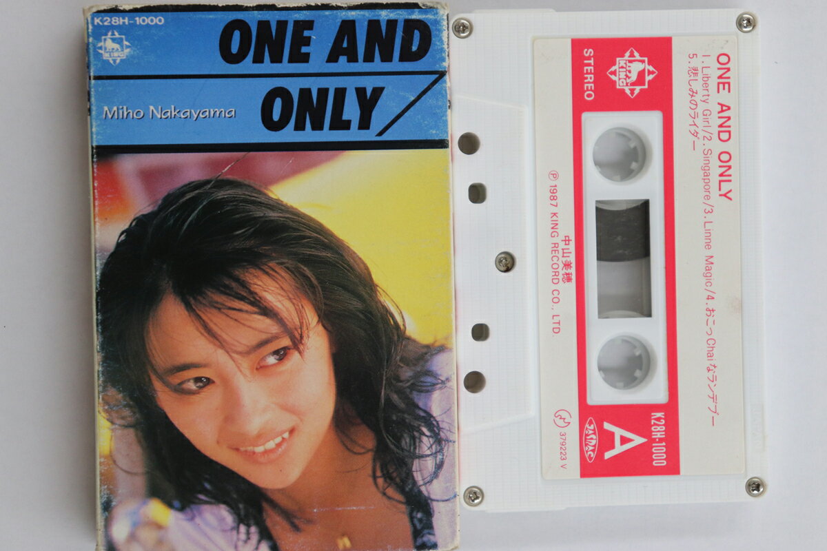 【中古】Cassette 中山美穂 One And Only K28H1000 KING /00110