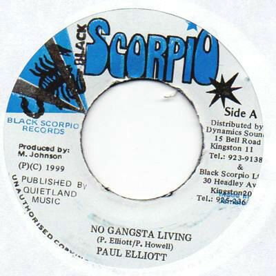 楽天レコードシティ 楽天市場店【中古】ジャマイカ7” Paul Elliot / Hawkeye No Gangsta Living / Look At Those Fassys NONE Black Scorpio /00080