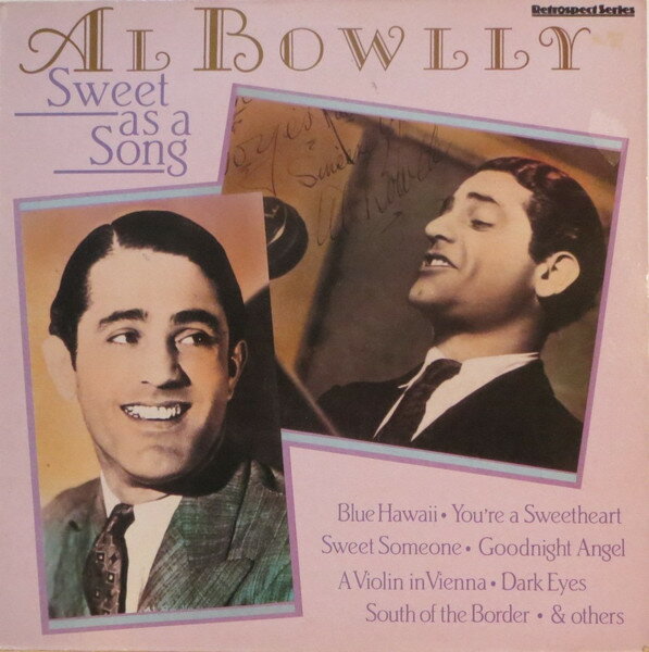 ����š۱�LP Al Bowlly Sweet As A Song EG2604571 EMI, World Records /00260