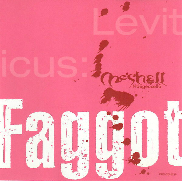 CD MeShell NdegeOcello Leviticus: Faggot PROCD8216 Maverick プロモ /00110