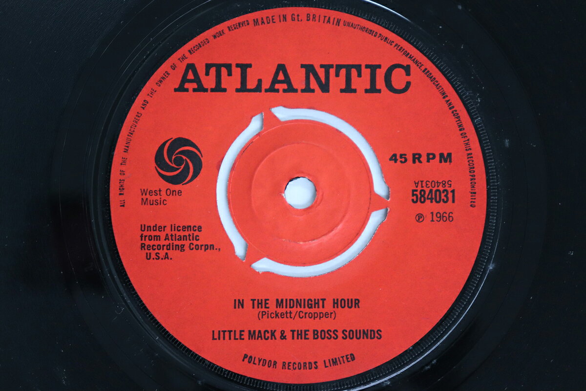 【中古】英7” Little Mac &amp; The Boss Sounds In The Midnight Hour / You Cant Love Me (In The Mid 584031 Atlantic /00080