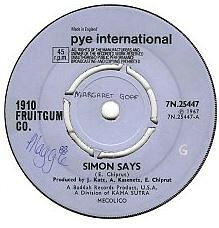 【中古】英7” 1910 Fruitgum Co. Simon Says 7N25447 Pye International /00080