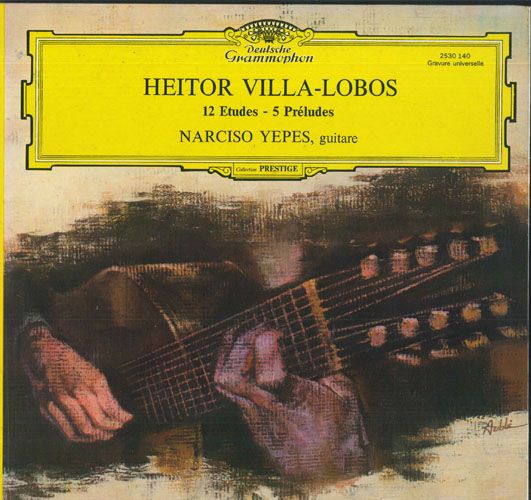 【中古】LP ナルシソ・イエペス ヴィラ・ロボス 12の練習曲 / 5つの前奏曲 2530140 DEUTSCHE GRAMMOPHON