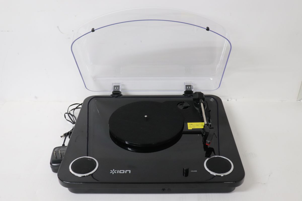 【中古】Ion アイオン Max LP スピーカー搭載オールインワンUSBレコードプレーヤー /3500