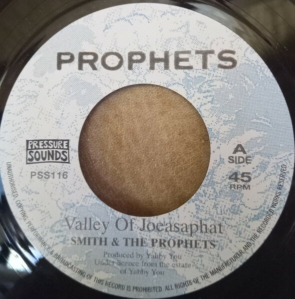 ・アーティスト Dada Smith & The Prophets ・タイトル Valley Of Joeasaphat ・レーベル・型番 Pressure Sounds PSS116 ・フォーマット 7インチレコード ・コンディション(盤) 非常に良い(EX) ・コンディション(ジャケット) プレインカバー（元ジャケット／カバー無し） ・コンディション(帯) オビなし ・特記事項 サンプル画像です。実際の商品の画像ではありません 商品写真はバーコード/カタログ番号に対応したサンプル画像ですので、お送りする商品の画像ではありません。帯やライナーなどの付属品は、特記事項に記載されている場合のみ含まれます。プロモやカラーレコードなどの仕様についても、該当する場合のみ特記事項に記載しています。 【ご購入前に必ずご確認ください】 ・本店サイト(www.recordcity.jp)とは価格、送料が違います ・本店サイト、その他支店のオーダーとは同梱発送できません ・注文確定後に別の注文を頂いた場合、注文同士の同梱は致しかねます。 ・別倉庫から発送しているため、店頭受け渡しは対応しておりません ・一部商品は他の通販サイトでも販売しているため、ご注文のタイミングによっては商品のご用意ができない場合がございます。 ・土日祝日はお休みです 金曜・祝前日9時以降のご連絡またはご入金は、返答または発送が週明け・祝日明けに順次対応となります。 ・ご購入後のキャンセル不可 ご購入後のキャンセルはいかなる理由においてもお受けできません。ご了承の上、ご購入くださいませ。 ・日本郵便(ゆうパック/ゆうメール)によるお届けになります。 ・中古品であることをご理解ください 当ストアでは中古商品を主に販売しております。中古品であることをご理解の上ご購入ください。また、一部商品はRecordCityオンラインストアで試聴可能です。 ・返品について お客様のご都合による返品は一切承っておりません。 表記の内容と実際の商品に相違がある場合、また針飛び等で返品・返金をご希望される場合は、商品の到着後1週間以内にご連絡ください。商品の返送をこちらで確認後、キャンセル・返金を行います。 コンディションVG以下の商品は返品できません。プレイに影響のない表面のこすれ傷、プレス起因のノイズ盤は返品の対象外です。 【コンディション表記】 ・ほぼ新品(M-)(Like New) 完全な新品。未使用。当店ではほぼ使用しません ・非常に良い(EX)(Excellent) 中古盤として美品な状態。わずかな経年を感じるものの傷みを感じさせない、当店基準で最高の状態 ・良い(VG+)(Very Good Plus) 丁寧に扱われた中古品で、軽い使用感がみられる。 ・可(VG)(Acceptable) 使い込まれた中古品で、「良い」よりもさらに使用感がみられる。 ・悪い(VG-)(Bad) 状態が悪いアイテム。使用の保障はなく、再生不可、針飛び、目立つノイズがあるかもしれない。状態によるクレーム不可。返品不可。 ・非常に悪い(G)(Very Bad) 「悪い」よりさらに状態が悪いアイテム。使用の保障はなく、再生不可、針飛び、目立つノイズがあるかもしれない。状態によるクレーム不可。返品不可。 ・ジャンク(Fair)(Junk/Fair) 割れている、反っている、水ダメージがある、カビ、ジャケットが分離している、ひどい書き込み、ひどい擦れなど最低の状態。使用の保障はなく、再生不可、針飛び、目立つノイズがあるかもしれない。状態によるクレーム不可。返品不可。 ・ジャンク(Poor)(Junk/Poor) 割れている、反っている、水ダメージがある、カビ、ジャケットが分離している、ひどい書き込み、ひどい擦れなど最低の状態。使用の保障はなく、再生不可、針飛び、目立つノイズがあるかもしれない。状態によるクレーム不可。返品不可。