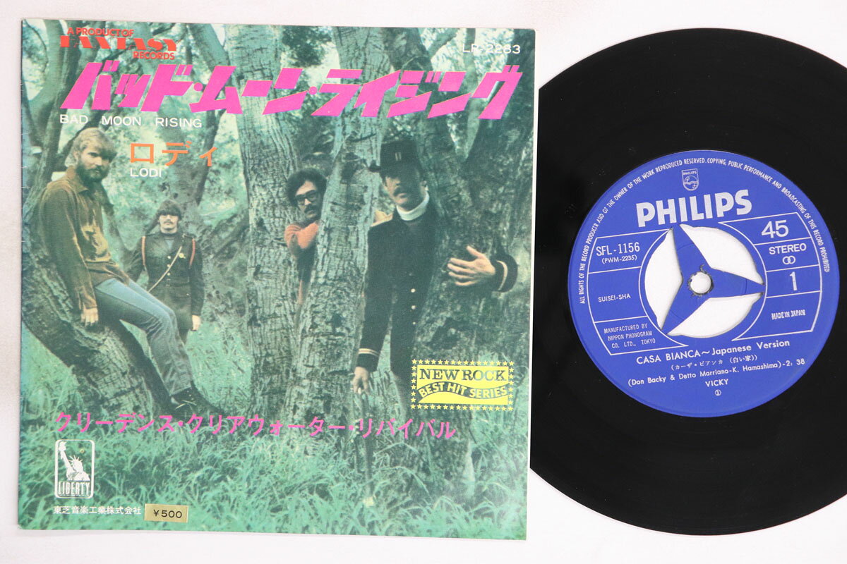 【中古】7” Creedence Clearwater Revival Bad Moon Rising / Lodi LR2283 LIBERTY Japan /00080