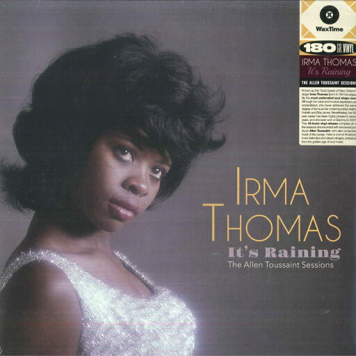 【新品】欧LP Irma Thomas Its Raining - The Allen Toussaint Sessions 772323 WaxTime 未開封 /00260 【新品】欧LP Irma Thomas Its Raining - The Allen Toussaint Sessions 772323 WaxTime 未開封 /00260