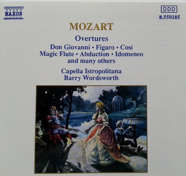 欧CD W.A. Mozart Ouvertueren 8550185 Naxos /00110