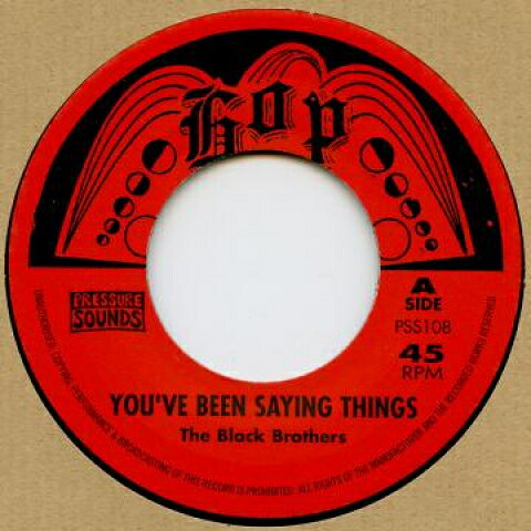 ・アーティスト Black Brothers ・タイトル You've Been Saying Things / Everyday ・レーベル・型番 Pressure Sounds PSS108 ・フォーマット 7インチレコード ・コンディション(盤) 良い (VG+) ・コンディション(ジャケット) プレインカバー（元ジャケット／カバー無し） ・コンディション(帯) オビなし ・特記事項 サンプル画像です。実際の商品の画像ではありません 商品写真はバーコード/カタログ番号に対応したサンプル画像ですので、お送りする商品の画像ではありません。帯やライナーなどの付属品は、特記事項に記載されている場合のみ含まれます。プロモやカラーレコードなどの仕様についても、該当する場合のみ特記事項に記載しています。 【ご購入前に必ずご確認ください】 ・本店サイト(www.recordcity.jp)とは価格、送料が違います ・本店サイト、その他支店のオーダーとは同梱発送できません ・注文確定後に別の注文を頂いた場合、注文同士の同梱は致しかねます。 ・別倉庫から発送しているため、店頭受け渡しは対応しておりません ・一部商品は他の通販サイトでも販売しているため、ご注文のタイミングによっては商品のご用意ができない場合がございます。 ・土日祝日はお休みです 金曜・祝前日9時以降のご連絡またはご入金は、返答または発送が週明け・祝日明けに順次対応となります。 ・ご購入後のキャンセル不可 ご購入後のキャンセルはいかなる理由においてもお受けできません。ご了承の上、ご購入くださいませ。 ・日本郵便(ゆうパック/ゆうメール)によるお届けになります。 ・中古品であることをご理解ください 当ストアでは中古商品を主に販売しております。中古品であることをご理解の上ご購入ください。また、一部商品はRecordCityオンラインストアで試聴可能です。 ・返品について お客様のご都合による返品は一切承っておりません。 表記の内容と実際の商品に相違がある場合、また針飛び等で返品・返金をご希望される場合は、商品の到着後1週間以内にご連絡ください。商品の返送をこちらで確認後、キャンセル・返金を行います。 コンディションVG以下の商品は返品できません。プレイに影響のない表面のこすれ傷、プレス起因のノイズ盤は返品の対象外です。 【コンディション表記】 ・ほぼ新品(M-)(Like New) 完全な新品。未使用。当店ではほぼ使用しません ・非常に良い(EX)(Excellent) 中古盤として美品な状態。わずかな経年を感じるものの傷みを感じさせない、当店基準で最高の状態 ・良い(VG+)(Very Good Plus) 丁寧に扱われた中古品で、軽い使用感がみられる。 ・可(VG)(Acceptable) 使い込まれた中古品で、「良い」よりもさらに使用感がみられる。 ・悪い(VG-)(Bad) 状態が悪いアイテム。使用の保障はなく、再生不可、針飛び、目立つノイズがあるかもしれない。状態によるクレーム不可。返品不可。 ・非常に悪い(G)(Very Bad) 「悪い」よりさらに状態が悪いアイテム。使用の保障はなく、再生不可、針飛び、目立つノイズがあるかもしれない。状態によるクレーム不可。返品不可。 ・ジャンク(Fair)(Junk/Fair) 割れている、反っている、水ダメージがある、カビ、ジャケットが分離している、ひどい書き込み、ひどい擦れなど最低の状態。使用の保障はなく、再生不可、針飛び、目立つノイズがあるかもしれない。状態によるクレーム不可。返品不可。 ・ジャンク(Poor)(Junk/Poor) 割れている、反っている、水ダメージがある、カビ、ジャケットが分離している、ひどい書き込み、ひどい擦れなど最低の状態。使用の保障はなく、再生不可、針飛び、目立つノイズがあるかもしれない。状態によるクレーム不可。返品不可。