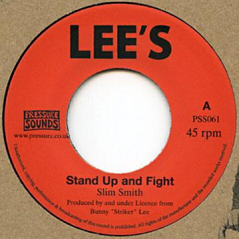 【中古】英7” Slim Smith / Aggrovators Stand Up And Fight / Dr Seaton PSS061 Pressure Sounds /00080 【中古】英7” Slim Smith / Aggrovators Stand Up And Fight / Dr Seaton PSS061 Pressure Sounds /00080