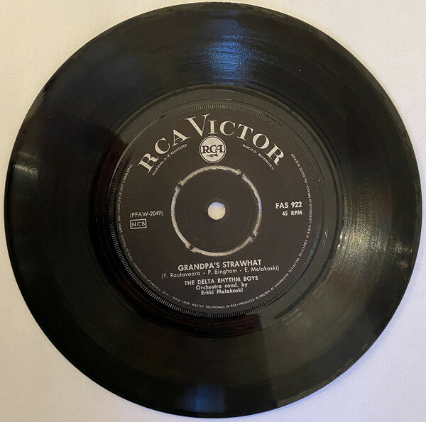 【中古】7” Delta Rhythm Boys Grandpas Strawhat / Land Of Love / Land Of Love FAS922 RCA VICTOR /00080