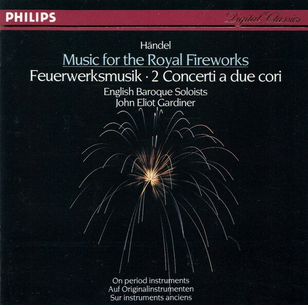 【中古】CD Handel; Gardiner Royal Fireworks 4111222 Philips /00110