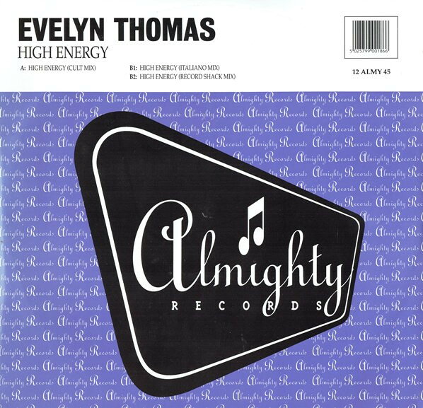 【中古】12” Evelyn Thomas High Energy 12ALMY45 Almighty Records /00250