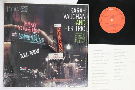 【中古】LP Sarah Vaughan At Mister Kellys MG20326 MERCURY Japan Vinyl /00260 【中古】LP Sarah Vaughan At Mister Kellys MG20326 MERCURY Japan Vinyl /00260