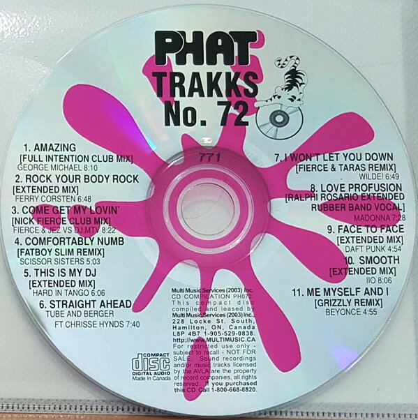【中古】CD Various Phat Trakks Volume 72 PH072 Multi Music Services プロモ /0...