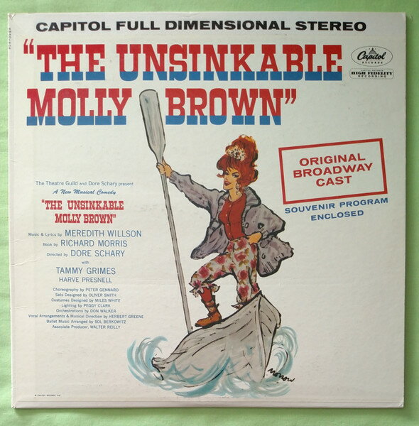 【中古】米LP Meredith Willson Unsinkable Molly Brown - Original Broadway Cast SWAO1509 Capitol /00260