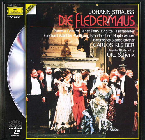 【中古】2discs LASERDISC Kleiber, Bavarian State Orches ヨハン・シュトラウス 喜歌劇こうもり POLG10601 POLYDOR /01400