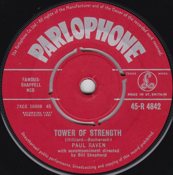 【中古】英7” Paul Raven Tower Of Strength 45R4842 PARLOPHONE /00080
