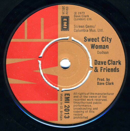 【中古】英7” Dave Clark & Friends Sweet City Woman EMI2013 EMI /00080 【中古】英7” Dave Clark & Friends Sweet City Woman EMI2013 EMI /00080