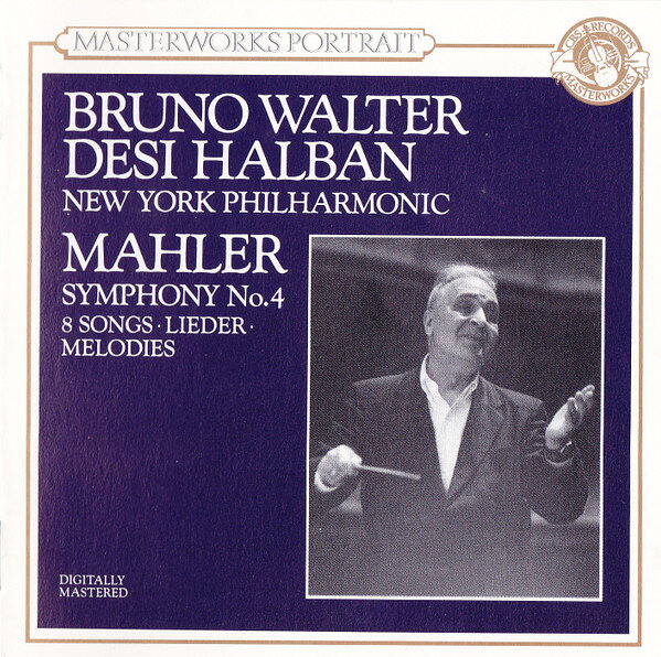 Chopin - 【中古】豪CD Mahler / Walter / Halban Sym No 4 MPK46450 Sony Classical /00110