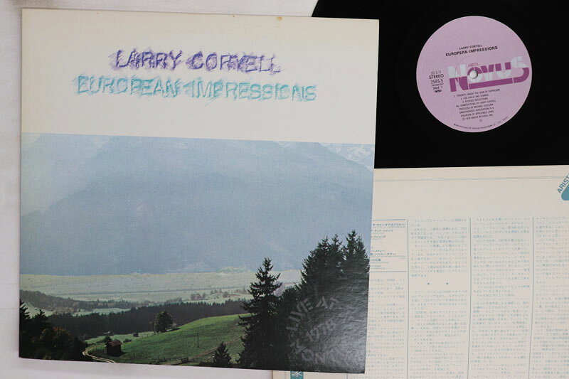Artist Name: J - 【中古】LP Larry Coryell European Impressions 25RS5 ARISTA NOVUS /00260