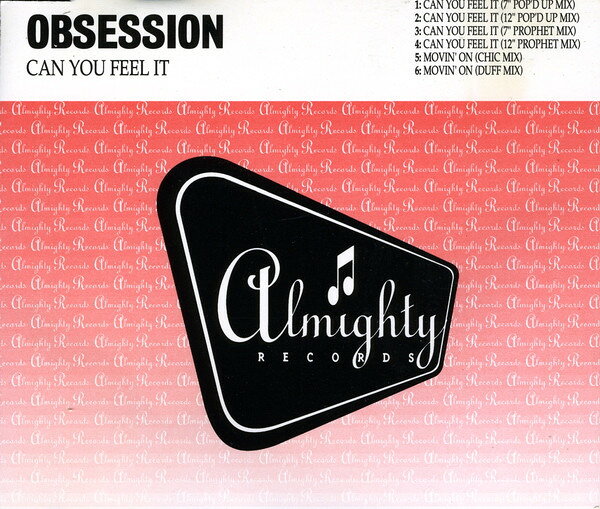 Artist Name: D - 【中古】CD Obsession Can You Feel It CDALMY44 Almighty /00110