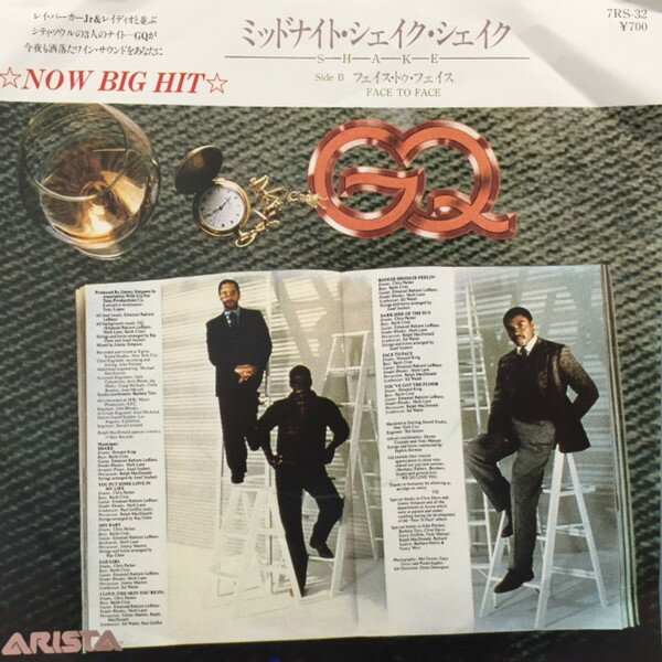 ����š�7�� GQ Shake / Face To Face 7RS32 ARISTA /00080