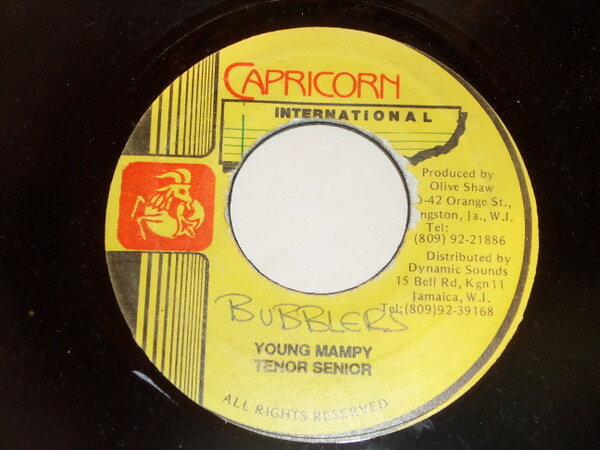 7” Tenor Senior Young Mampy NONE Capricorn Internatio /00080