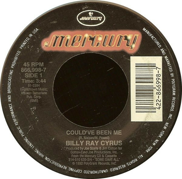 【中古】米7” Billy Ray Cyrus Couldve Been Me 8669887 Mercury /00080