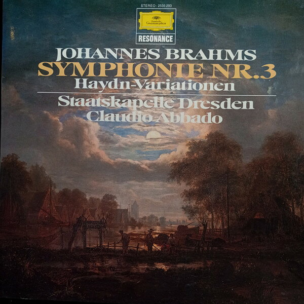 LP Johannes Brahms - Claudio Abba Symphonie Nr. 3 Haydn-Variationen 2535293 Deutsche Grammophon /00260