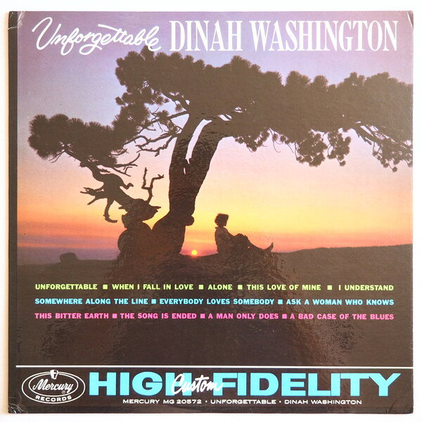 LP Dinah Washington Unforgettable MG20572 Mercury /00260