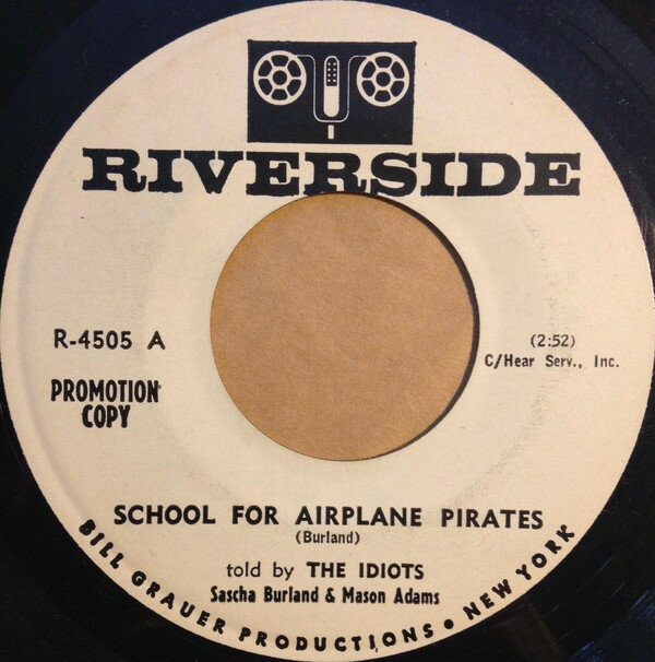 【中古】米7” Idiots School For Airline Pirates R4505PROMO Riverside Records /00080