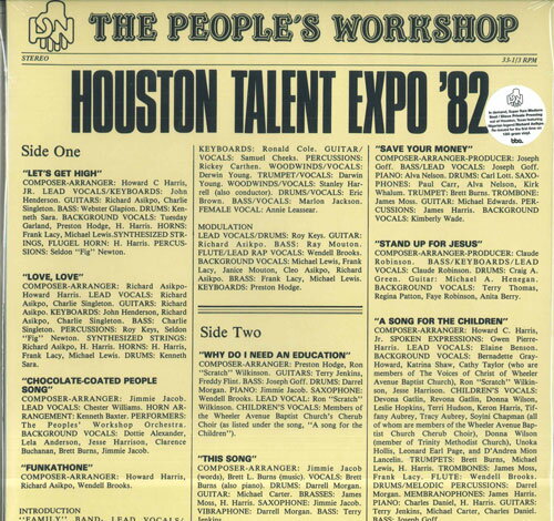 【新品】英LP The Peoples Workshop Houston Talent Expo BBE347ALP BBE /00260