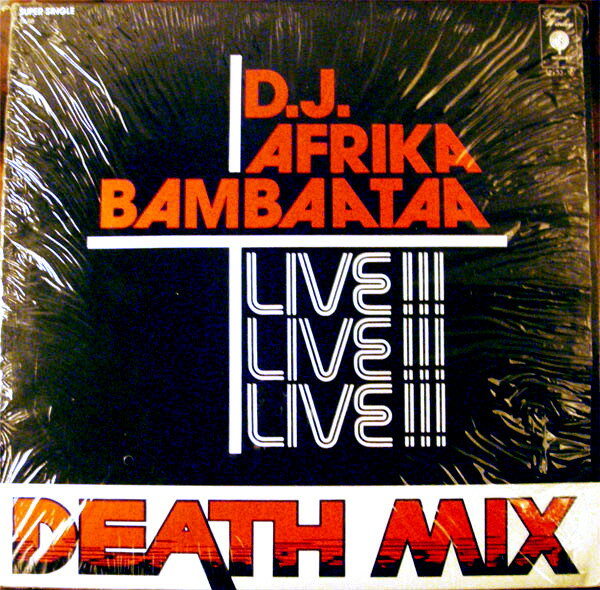 【中古】米12” DJ Afrika Bambaataa Death Mix Live!!! 12X3310A PAUL WINLEY /00260