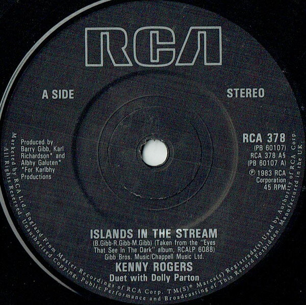 7” Kenny Rogers Islands In The Stream RCA378 RCA /00080