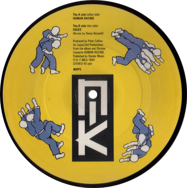 【中古】英7” Nik Kershaw Human Racing NIKP5 MCA Records /00080