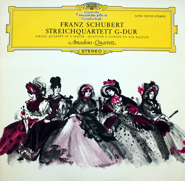 LP Franz Schubert - Amadeus-Quart Streichquartett G-dur SLPM139103 Deutsche Grammophon /00260