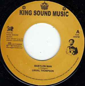 7” Linval Thompson Babylon Man KSM003 King Sound Music /00080