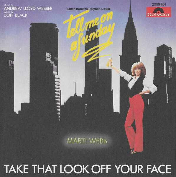 7” Marti Webb Take That Look Off Your Face 2059201 Polydor /00080