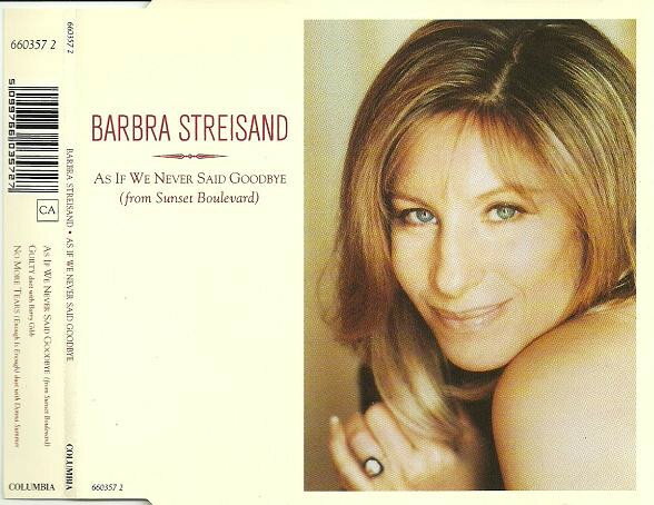 【中古】欧CD Barbra Streisand As If We Never Said Goodbye 6603572 Columbia /00110