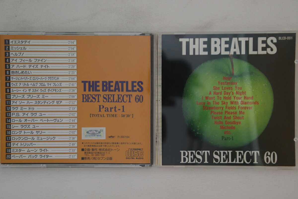 【中古】CD Beatles Best Select 60 Part-1 BLCD001 TONE /00110
