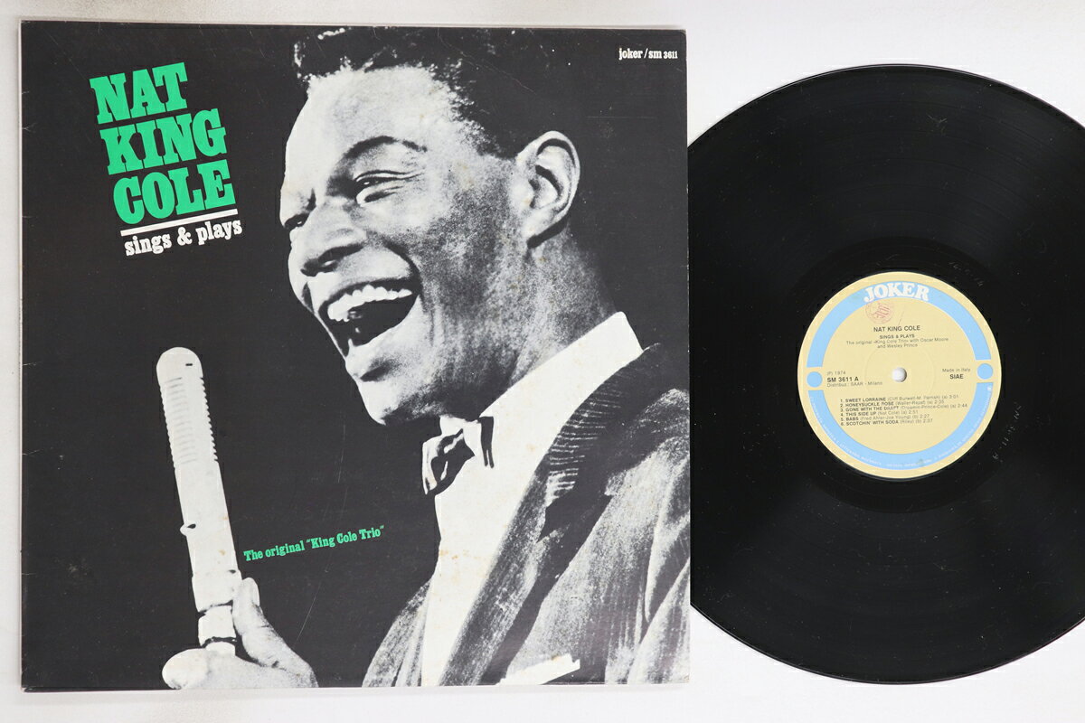 ・アーティスト Nat King Cole ・タイトル Sings & Plays ・レーベル・型番 JOKER SM3611 ・フォーマット LPレコード ・コンディション(盤) 良い (VG+) ・コンディション(ジャケット) 可 (VG) ・コンディション(帯) オビなし ・特記事項 【カバーに目立つ染み】 実際に発送される商品の画像です 【ご購入前に必ずご確認ください】 ・本店サイト(www.recordcity.jp)とは価格、送料が違います ・本店サイト、その他支店のオーダーとは同梱発送できません ・注文確定後に別の注文を頂いた場合、注文同士の同梱は致しかねます。 ・別倉庫から発送しているため、店頭受け渡しは対応しておりません ・一部商品は他の通販サイトでも販売しているため、ご注文のタイミングによっては商品のご用意ができない場合がございます。 ・土日祝日はお休みです 金曜・祝前日9時以降のご連絡またはご入金は、返答または発送が週明け・祝日明けに順次対応となります。 ・ご購入後のキャンセル不可 ご購入後のキャンセルはいかなる理由においてもお受けできません。ご了承の上、ご購入くださいませ。 ・日本郵便(ゆうパック/ゆうメール)によるお届けになります。 ・中古品であることをご理解ください 当ストアでは中古商品を主に販売しております。中古品であることをご理解の上ご購入ください。また、一部商品はRecordCityオンラインストアで試聴可能です。 ・返品について お客様のご都合による返品は一切承っておりません。 表記の内容と実際の商品に相違がある場合、また針飛び等で返品・返金をご希望される場合は、商品の到着後1週間以内にご連絡ください。商品の返送をこちらで確認後、キャンセル・返金を行います。 コンディションVG以下の商品は返品できません。プレイに影響のない表面のこすれ傷、プレス起因のノイズ盤は返品の対象外です。 【コンディション表記】 ・ほぼ新品(M-)(Like New) 完全な新品。未使用。当店ではほぼ使用しません ・非常に良い(EX)(Excellent) 中古盤として美品な状態。わずかな経年を感じるものの傷みを感じさせない、当店基準で最高の状態 ・良い(VG+)(Very Good Plus) 丁寧に扱われた中古品で、軽い使用感がみられる。 ・可(VG)(Acceptable) 使い込まれた中古品で、「良い」よりもさらに使用感がみられる。 ・悪い(VG-)(Bad) 状態が悪いアイテム。使用の保障はなく、再生不可、針飛び、目立つノイズがあるかもしれない。状態によるクレーム不可。返品不可。 ・非常に悪い(G)(Very Bad) 「悪い」よりさらに状態が悪いアイテム。使用の保障はなく、再生不可、針飛び、目立つノイズがあるかもしれない。状態によるクレーム不可。返品不可。 ・ジャンク(Fair)(Junk/Fair) 割れている、反っている、水ダメージがある、カビ、ジャケットが分離している、ひどい書き込み、ひどい擦れなど最低の状態。使用の保障はなく、再生不可、針飛び、目立つノイズがあるかもしれない。状態によるクレーム不可。返品不可。 ・ジャンク(Poor)(Junk/Poor) 割れている、反っている、水ダメージがある、カビ、ジャケットが分離している、ひどい書き込み、ひどい擦れなど最低の状態。使用の保障はなく、再生不可、針飛び、目立つノイズがあるかもしれない。状態によるクレーム不可。返品不可。