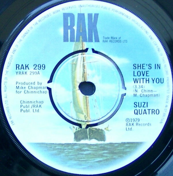 ・アーティスト Suzi Quatro ・タイトル She's In Love With You ・レーベル・型番 RAK RAK299 ・フォーマット 7インチレコード ・コンディション(盤) 良い (VG+) ・コンディション(ジャケッ...