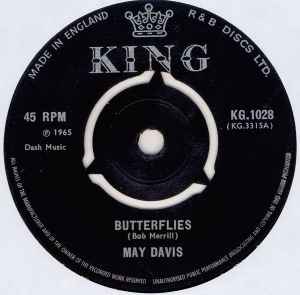 【中古】英7” May Davis Butterflies KG1028 KING /00080