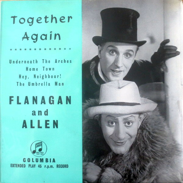 【中古】英7” Flanagan &amp; Allen Together Again SEG7709 Columbia /00080