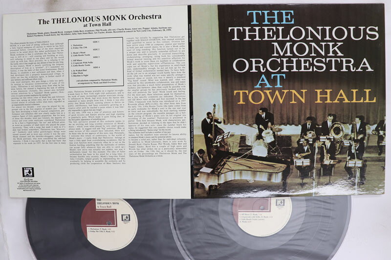 Other - 【中古】2discs LP Thelonious Monk At Town Hall YOURSERVANT0082 YOUR SERVANT /00660