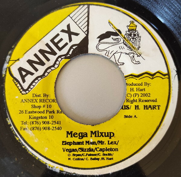 7” Sizzla / Capleton / Mr. Lexx / Mega Mixup / Zero Tolerance NONE Annex /00080