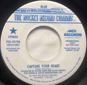 【中古】米7" Blue (31) Capture Your Heart PIG40706PROMO The Rocket Record Company /00080 【中古】米7" Blue (31) Capture Your Heart PIG40706PROMO The Rocket Record Company /00080