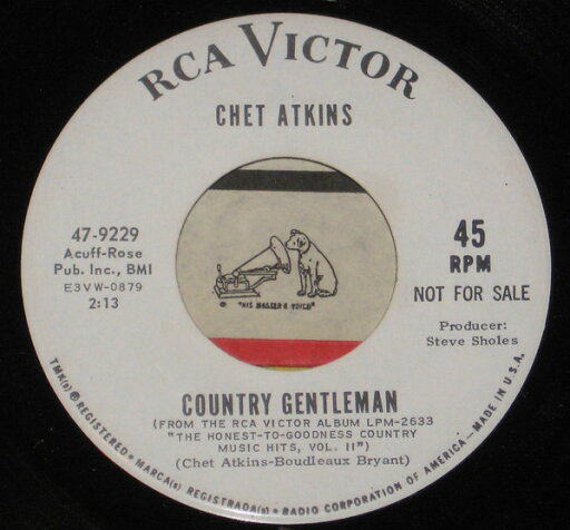【中古】米7" Chet Atkins Country Gentlemen 479229PROMO RCA Victor /00080 【中古】米7" Chet Atkins Country Gentlemen 479229PROMO RCA Victor /00080