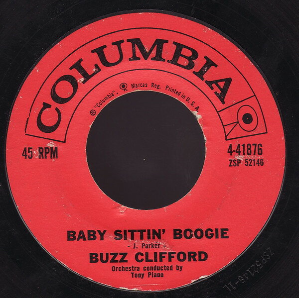 【中古】米7" Buzz Clifford Baby Sittin Boogie 441876 Columbia /00080